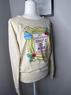 Light Cream Christmas Sweatshirt size M