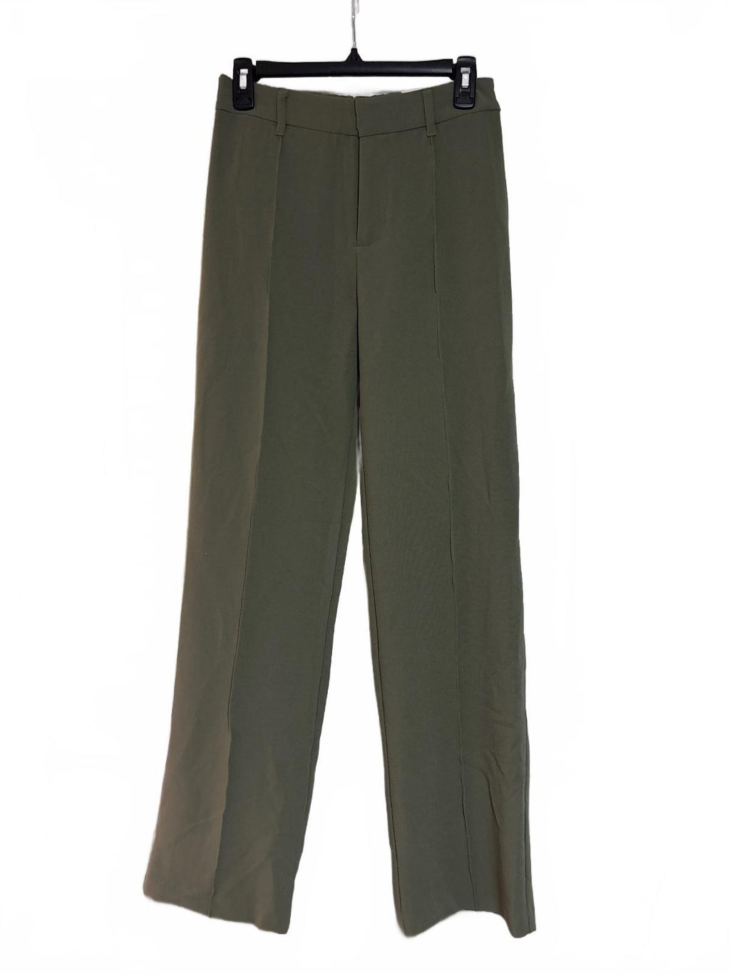 SO Mid-Rise Straight Leg Pants in Olive Green, Size S