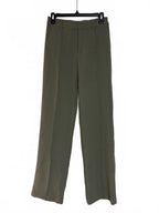 SO Mid-Rise Straight Leg Pants in Olive Green, Size S