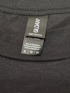 Gildan Softstyle Black Graphic T-Shirt XL