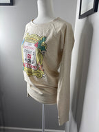 Light Cream Christmas Sweatshirt size M