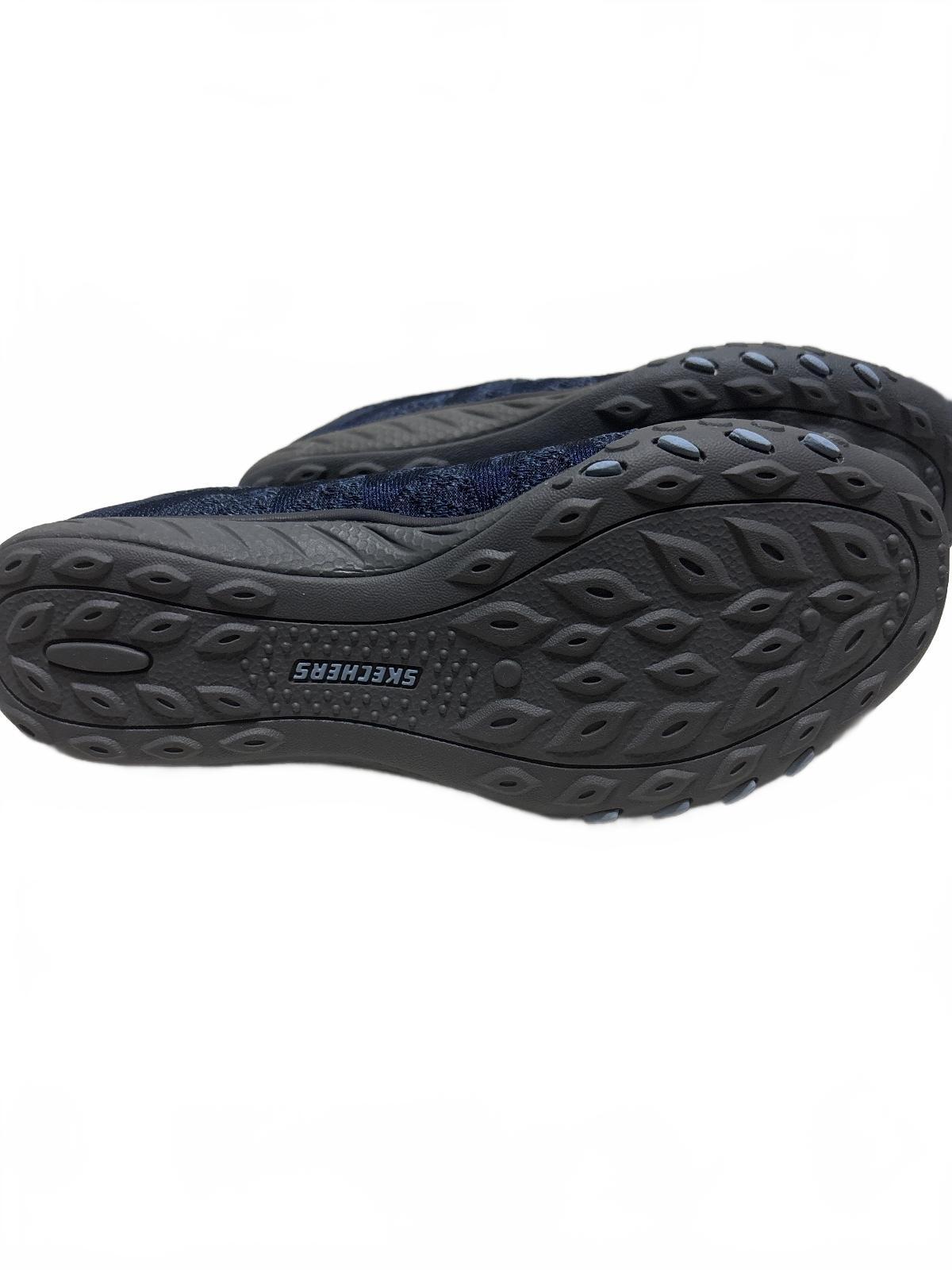 Skechers Navy Blue Machine Washable Athletic Shoes with Air-Cooled Memory Foam