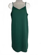 Donna Ricco Green Slip Dress Size M