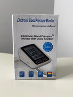Electronic Blood Pressure Monitor with Voice Function and Digital Display