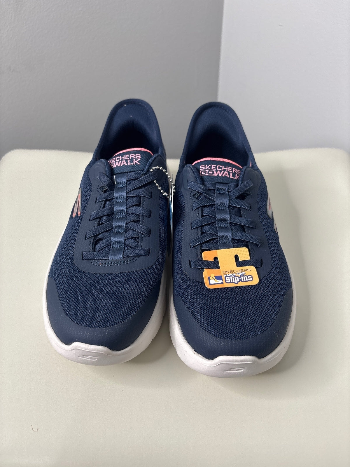 Skechers GOwalk Slip-Ins Navy Blue Walking Shoes Women's Size 6