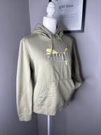 Puma Women's Light Olive Green Hoodie Size L