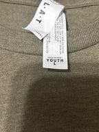L.A.T Apparel Youth Large Olive Green Graphic T-Shirt