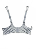 Glamour Satin Underwire Bra Size 34D Light Blue