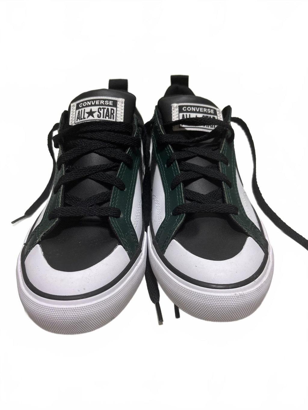 Converse All Star Low Top Sneakers Black Green White Size 4 US