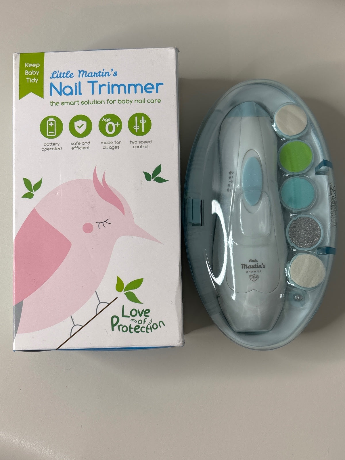 Little Martin's Nail Trimmer Baby Nail Care Kit with Filing Tools and Cushioned