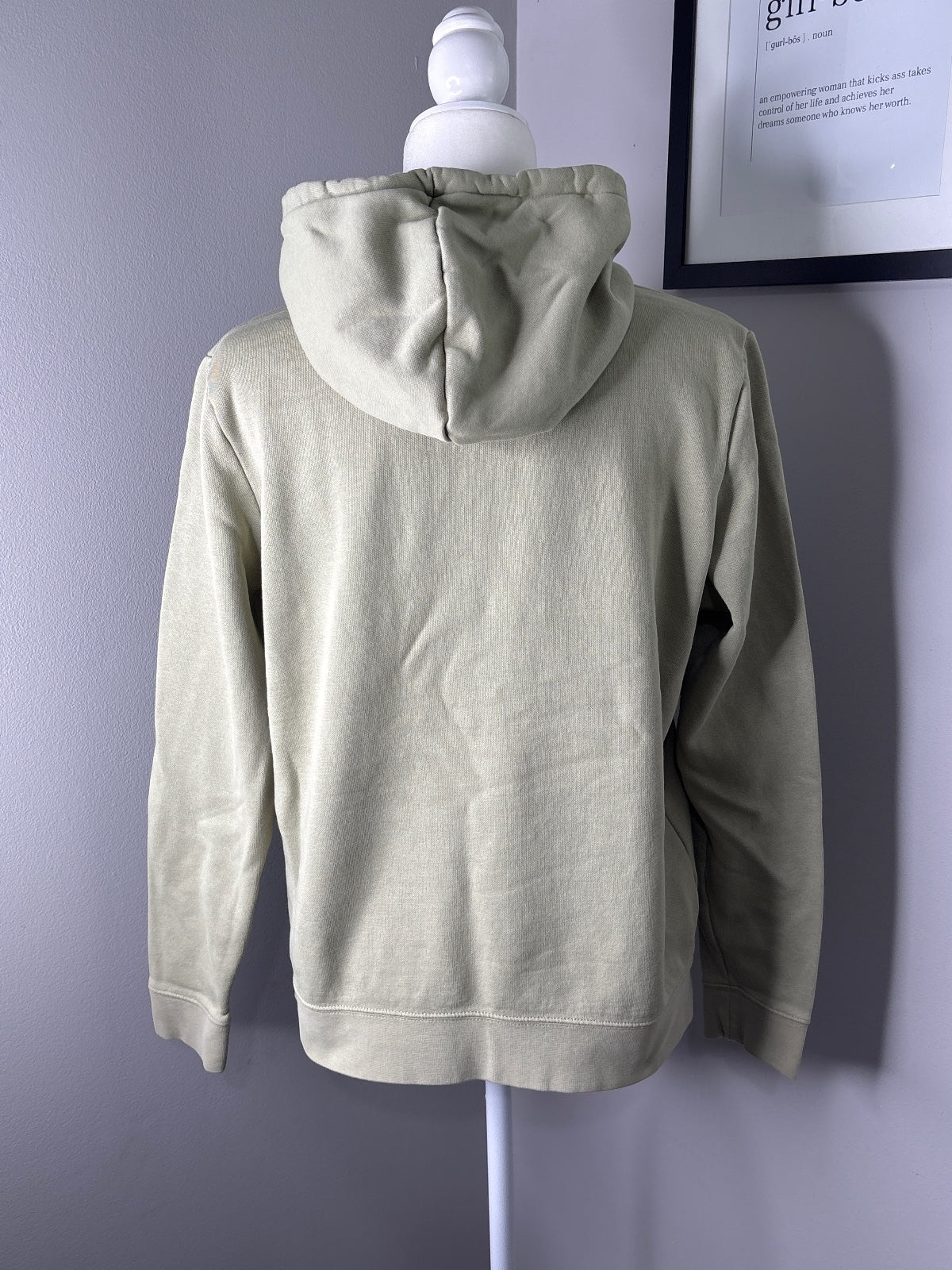 Puma Women's Light Olive Green Hoodie Size L