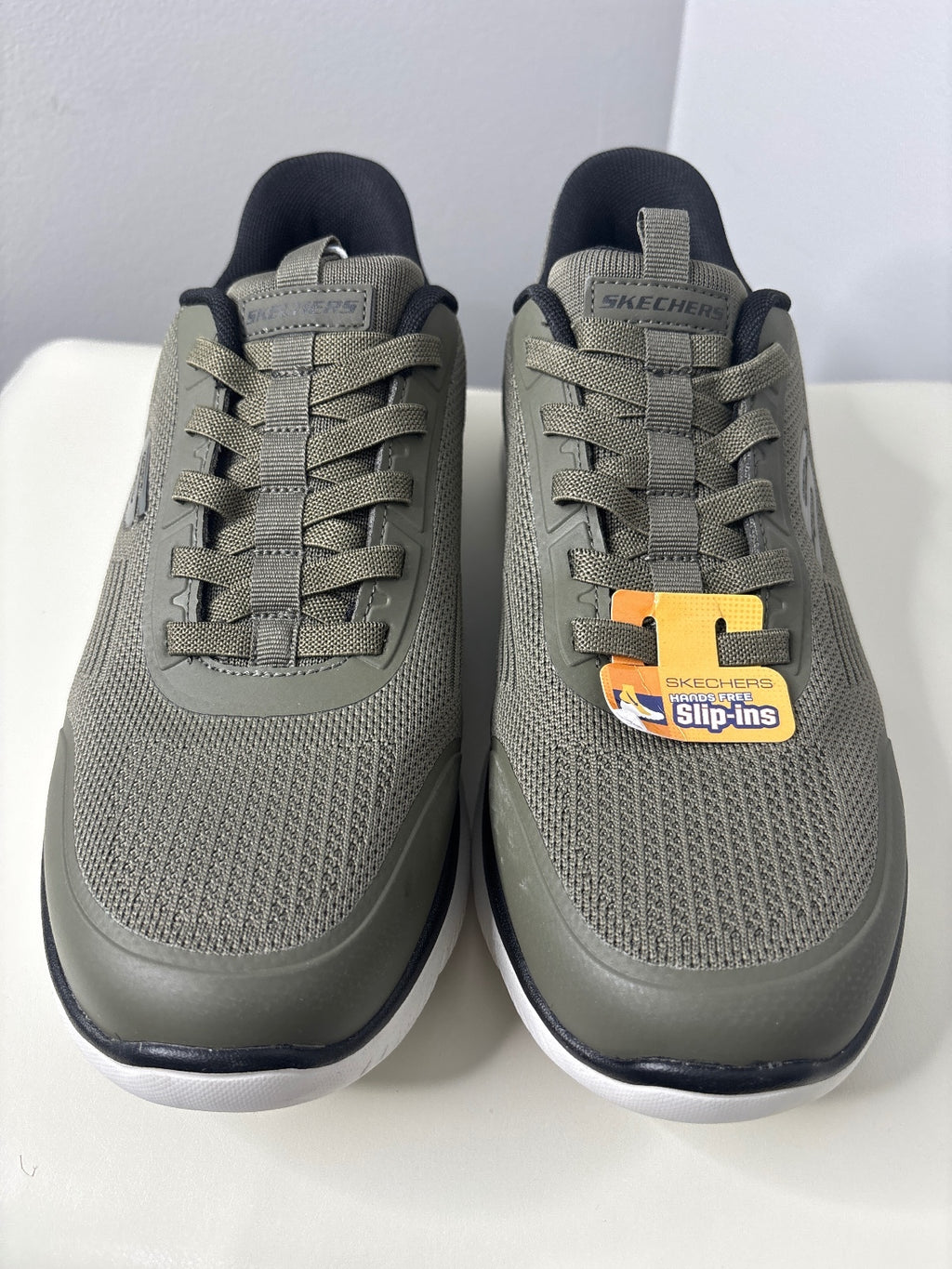 Skechers Slip-Ins Men's Athletic Sneakers Size 9 US Gray Wide Fit