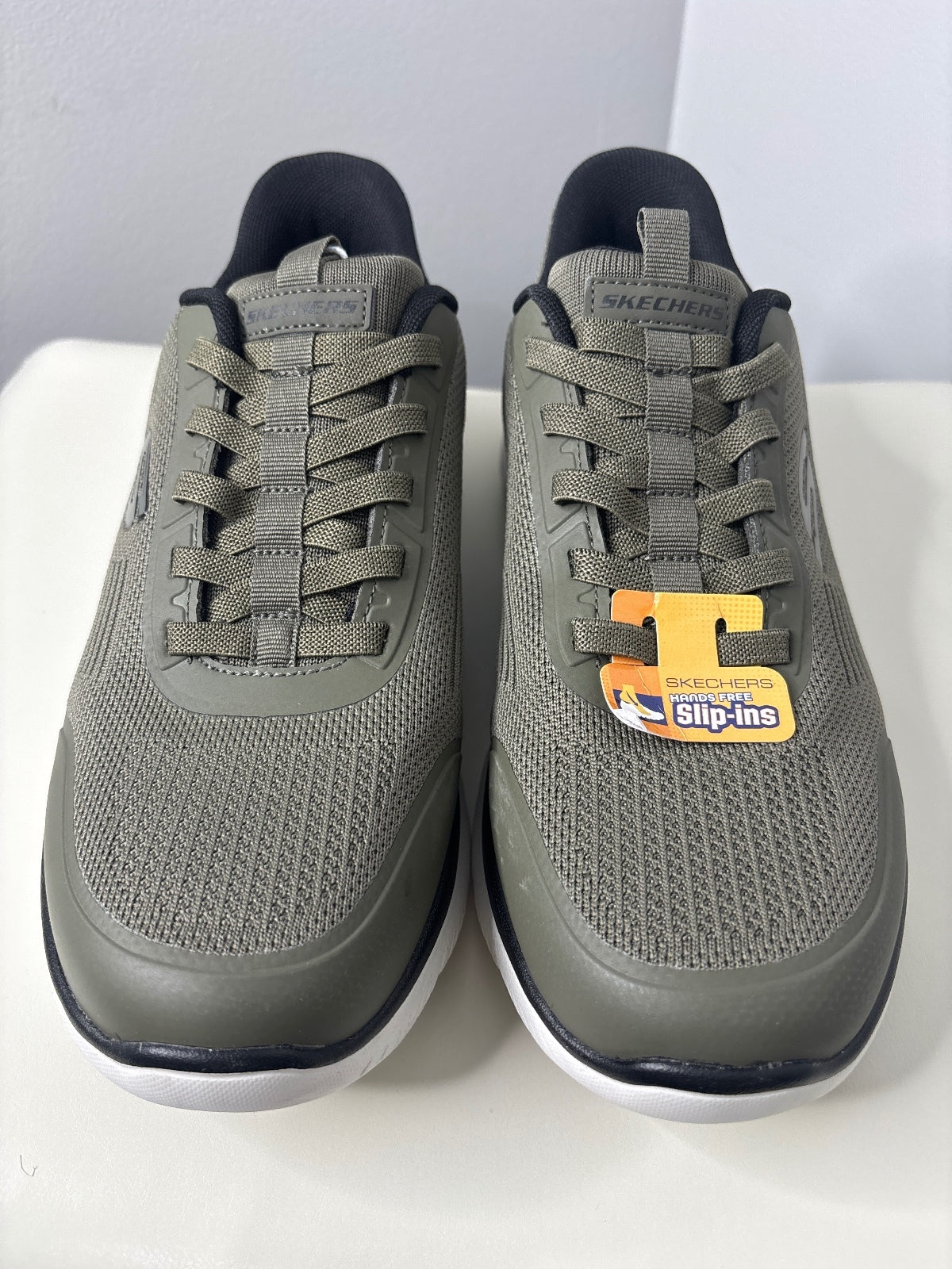 Skechers Slip-Ins Men's Athletic Sneakers Size 9 US Gray Wide Fit