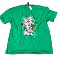 Gildan Christmas Cat Graphic T-Shirt 3XL Green Funny Holiday Tee