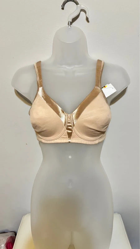 Playtex 4803 Wirefree Full Coverage Bra 36B Nude/Beige