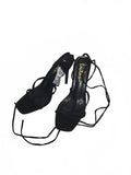 Lulu’s Simonee Black Strappy High Heel Sandals Size 8.5 New in Box