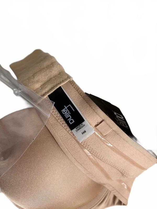 Felina Strapless T-Shirt Bra Nude 36B NWT