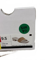 croft & barrow White Raffia-Trim Slide Mules